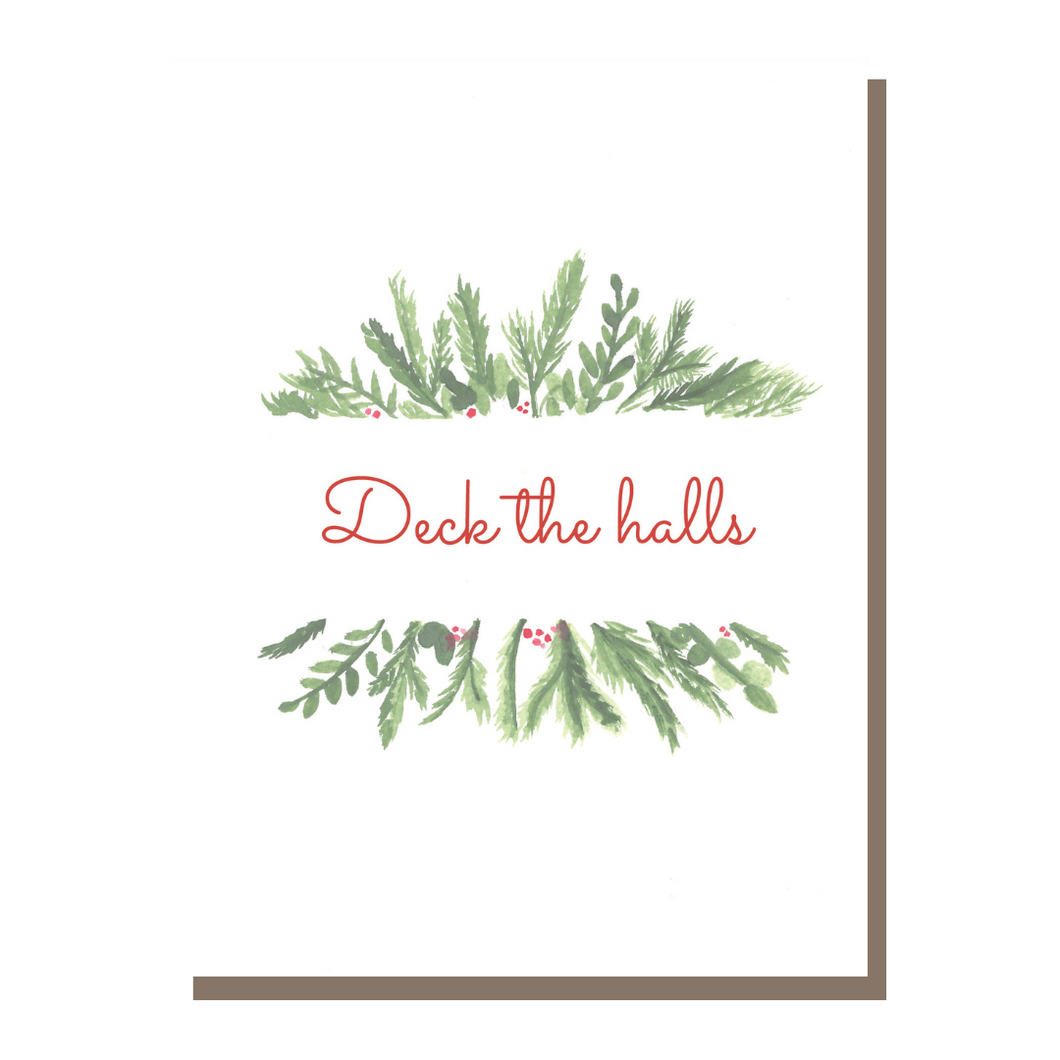 Deck the halls - Christmas card