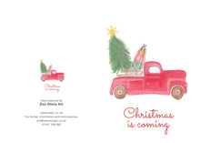 Load image into Gallery viewer, Christmas is coming - Christmas card
