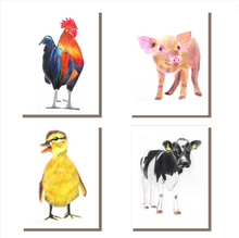 Load image into Gallery viewer, &#39;Farmyard Friends&#39; - Greeting Card Collection
