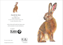Load image into Gallery viewer, &#39;Harold the Hare&#39; - Greeting Card
