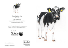 Load image into Gallery viewer, &#39;Camilla the Cow&#39; - Greeting Card
