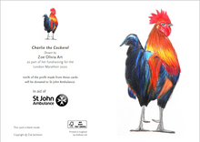 Load image into Gallery viewer, &#39;Charlie the Cockerel&#39; - Greeting Card
