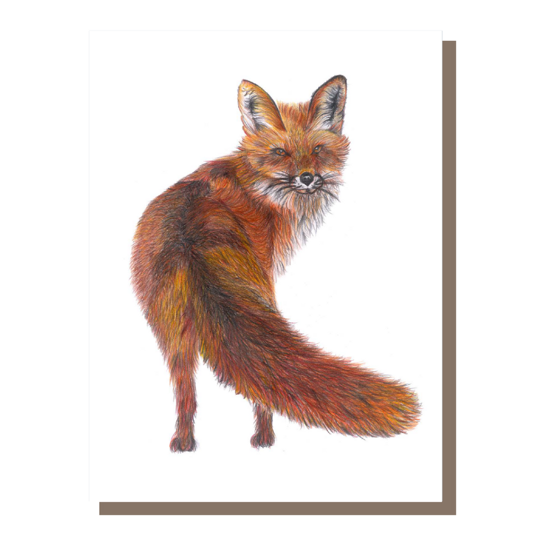 'Freddie the Fox' - Greeting Card
